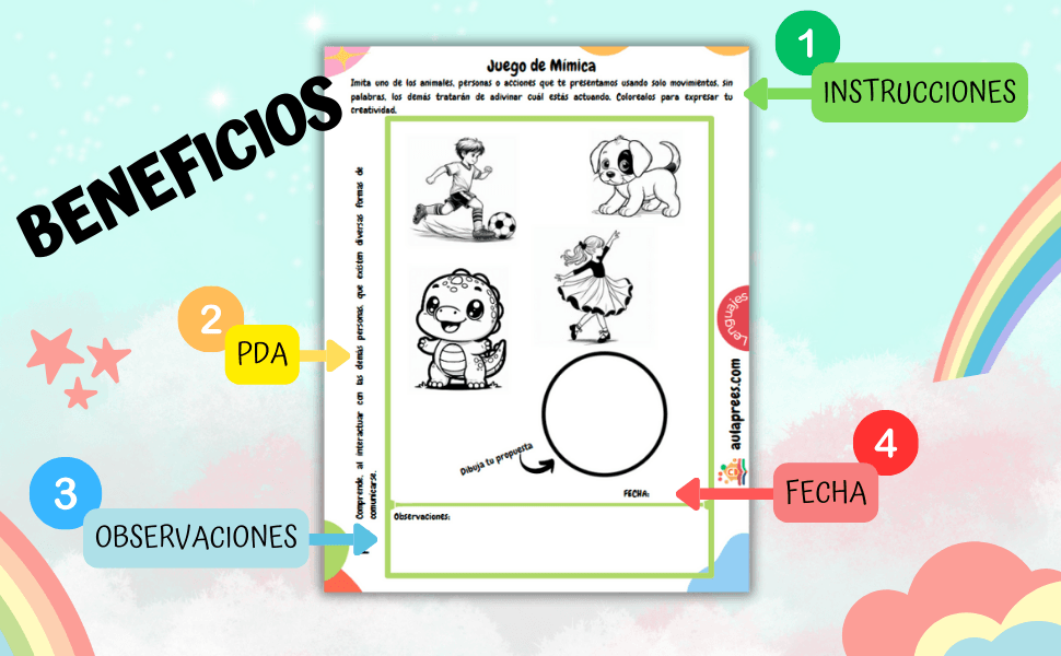 Libro de tareas Preescolar – Lenguajes – Plan 2022 - Image 3