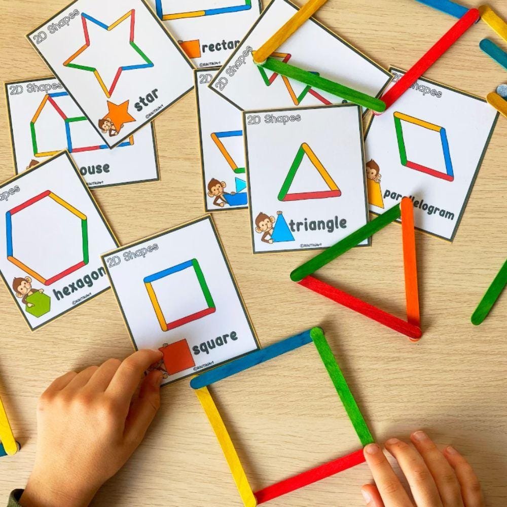Plantillas Imprimibles Montessori - Juego de Actividades con Palitos - Image 2