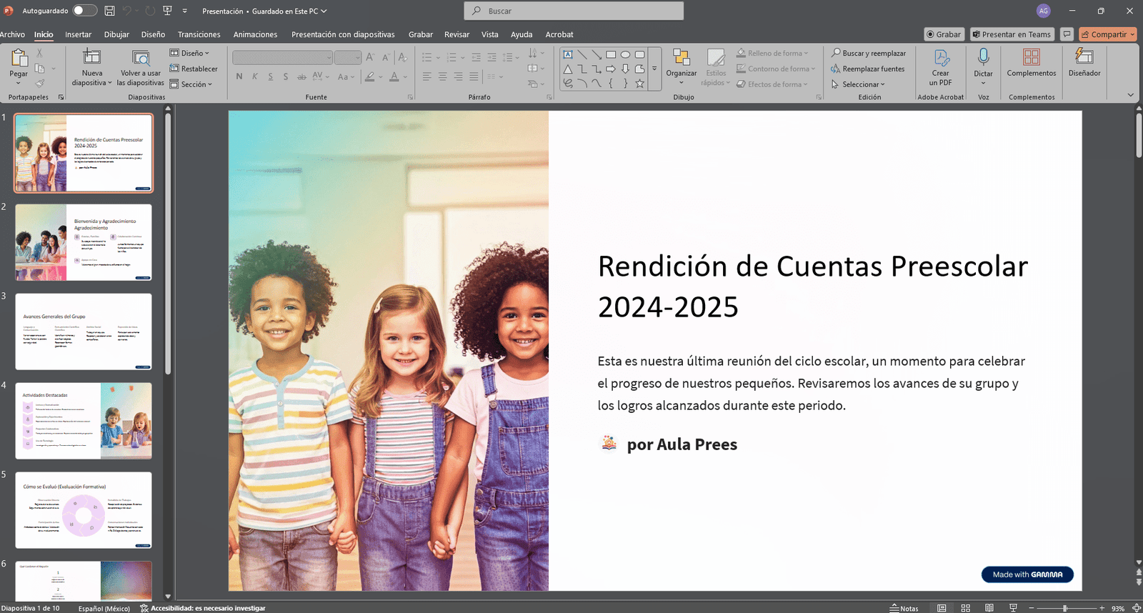 Pack para Última Rendición de Cuentas para Preescolar - Image 4